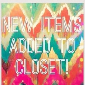 Check out the new items added to my closet!!